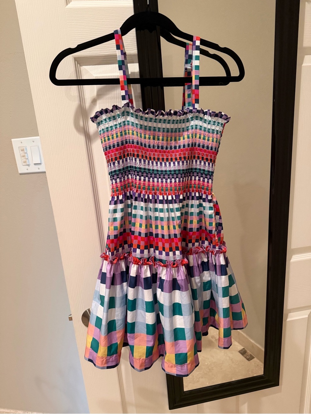 Hill House Seraphina Mini in Multicolor Gingham - Picture 3 of 12